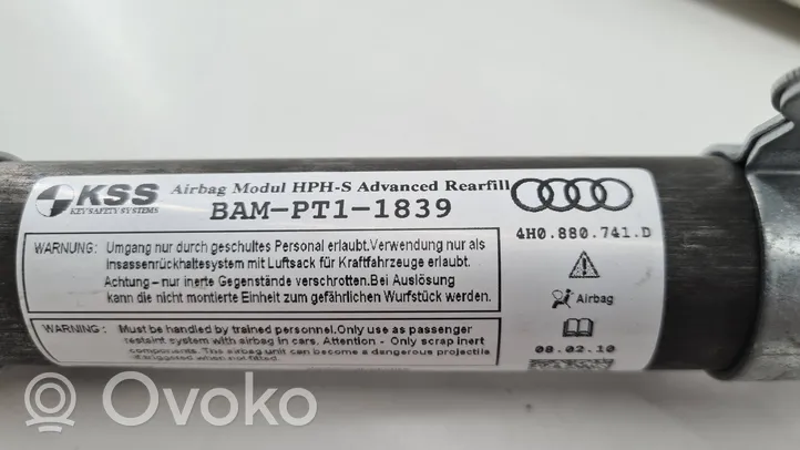 Audi A8 S8 D4 4H Kattoturvatyyny 4H0880741D