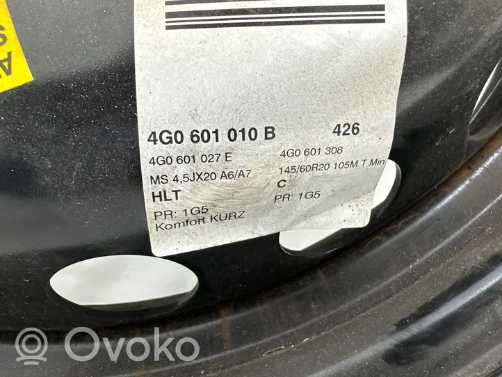 Audi A6 S6 C7 4G Koło zapasowe R20 4G0601010B