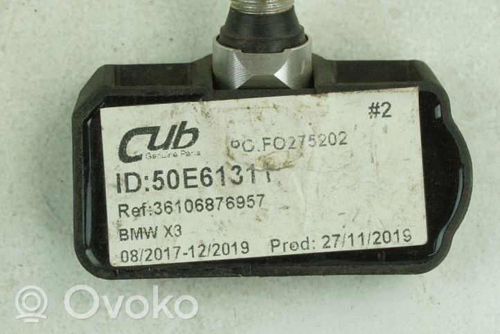 BMW X3 E83 Sensore di pressione dello pneumatico 36106876957