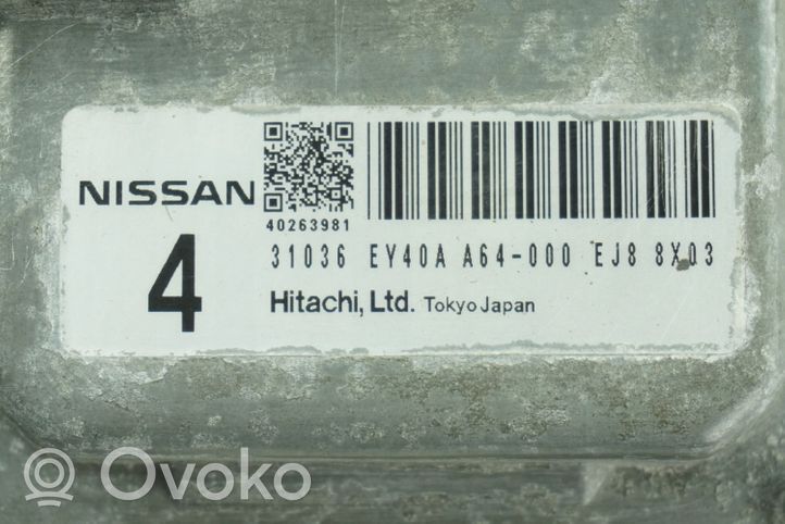 Nissan Qashqai Jakovaihteiston ohjainlaite 31036EY40A