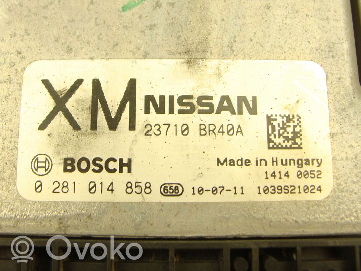 Nissan Qashqai Calculateur moteur ECU 23710BR40A