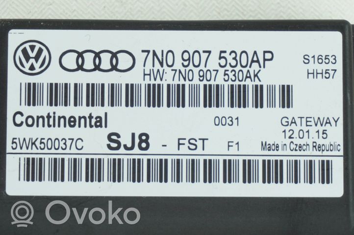Volkswagen Caddy Module de contrôle carrosserie centrale 7N0907530AP