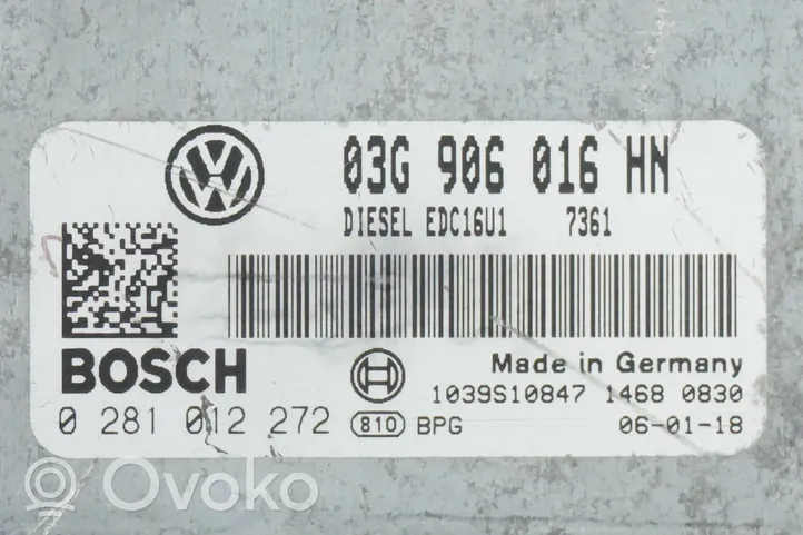 Volkswagen Caddy Moottorin ohjainlaite/moduuli 03G906016HN