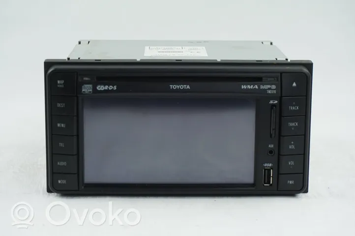 Toyota Avensis T270 Cadre, panneau d'unité radio / GPS PZ4450033301