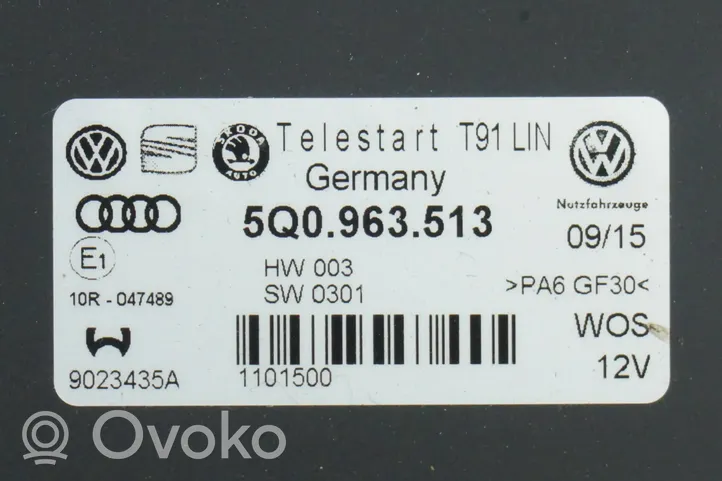 Volkswagen Golf VII Autres unités de commande / modules 5Q0963513