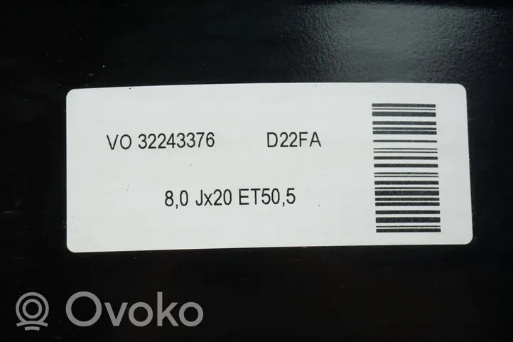 Volvo XC40 R 20 alumīnija - vieglmetāla disks (-i) 32243376