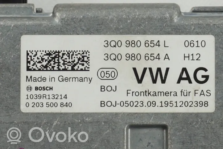 Volkswagen T-Roc Kamera szyby przedniej / czołowej 3Q0980654L