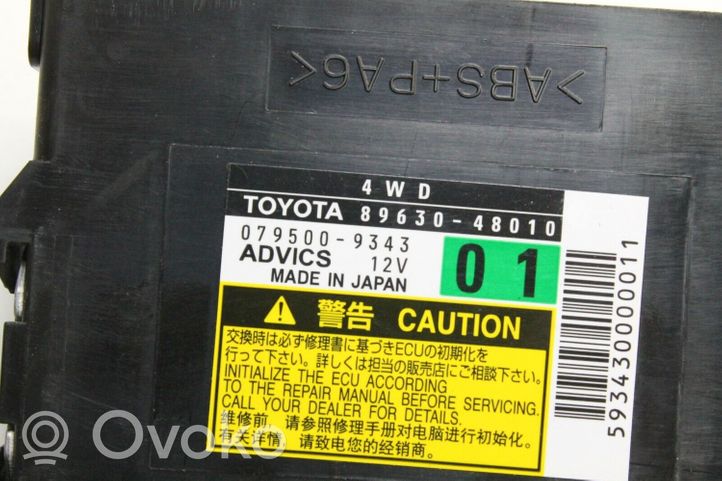 Lexus RX 450H Jakovaihteiston ohjainlaite 8963048010
