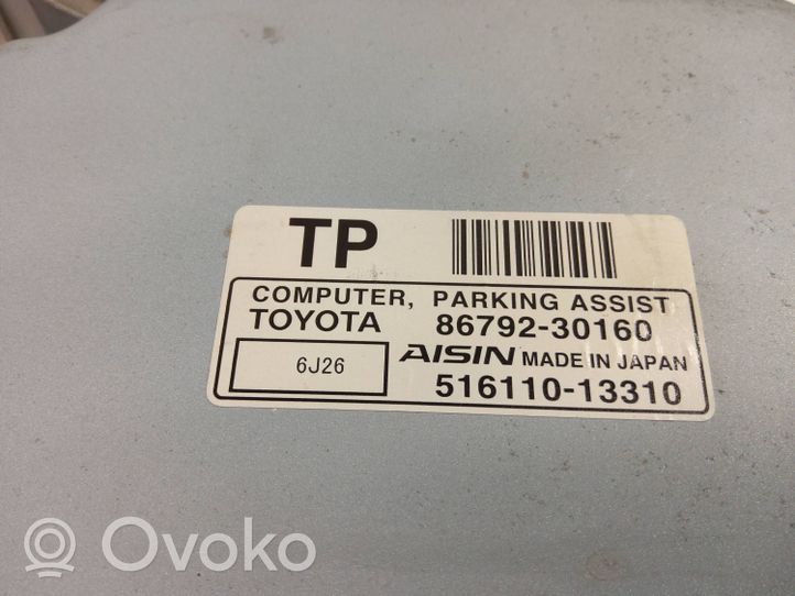 Lexus GS 300 350 430 450H Centralina/modulo sensori di parcheggio PDC 86792-30160