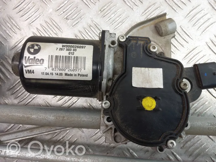 BMW 4 F32 F33 Tiranti e motorino del tergicristallo anteriore 7260488