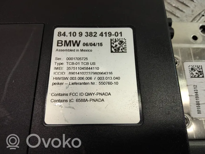 BMW 4 F32 F33 Moduł / Sterownik Bluetooth 9382419