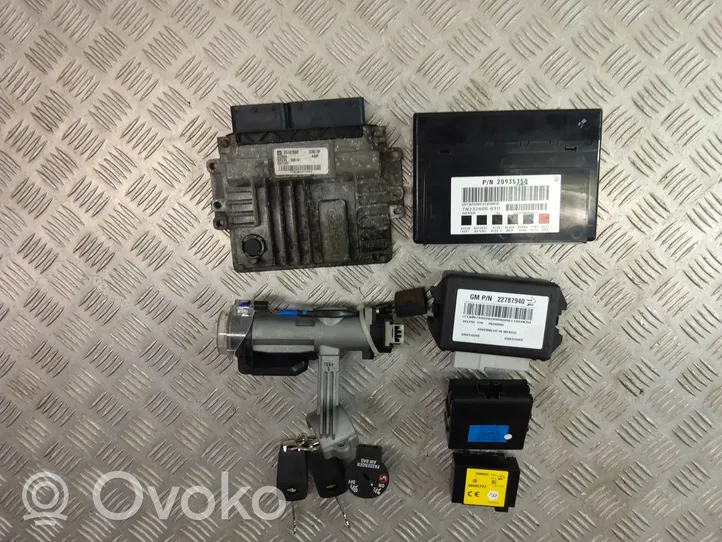 Chevrolet Captiva Kit centralina motore ECU e serratura 25187592