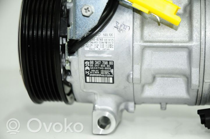 Opel Crossland X Ilmastointilaitteen kompressorin pumppu (A/C) 4471408600