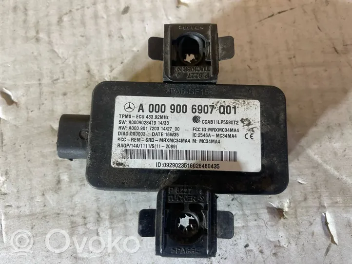 Mercedes-Benz GLC X253 C253 Sensore di pressione dello pneumatico A0009006907