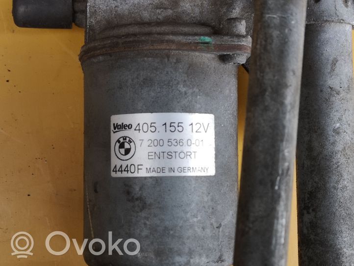 BMW X5 E70 Mechanizm i silniczek wycieraczek szyby przedniej / czołowej 405155