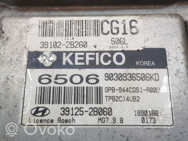 Hyundai i20 (PB PBT) Sterownik / Moduł ECU 391252B060