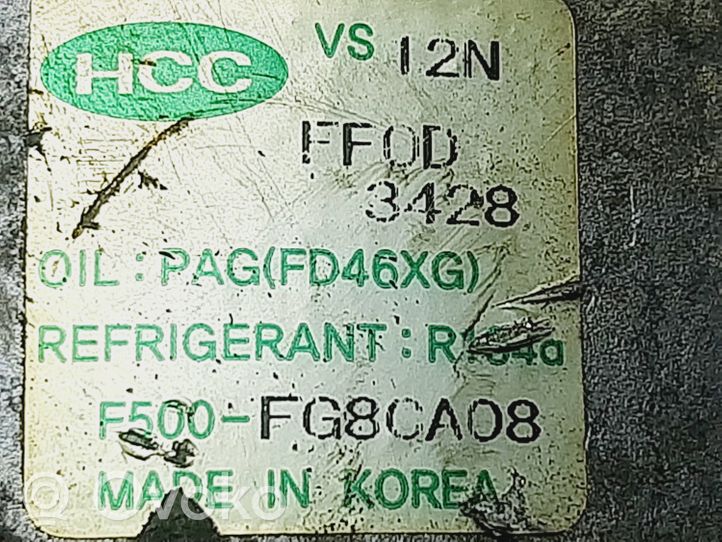Hyundai i20 (PB PBT) Compresor (bomba) del aire acondicionado (A/C)) F500FG8CA08