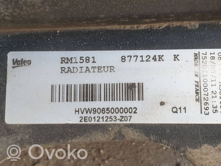 Volkswagen Crafter Aušinimo skysčio radiatorius 877124K