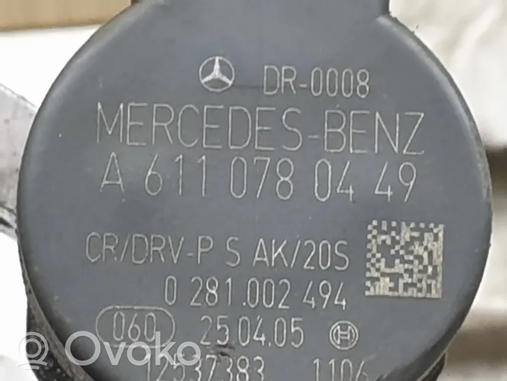 Mercedes-Benz B W245 Degvielas maģistrālā caurule A6110780449