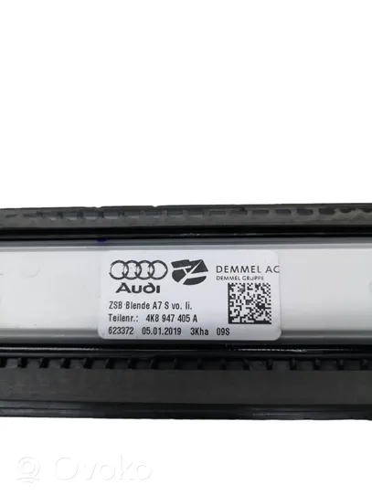 Audi A7 S7 4K8 Etuoven kynnyksen suojalista 4K8947405A