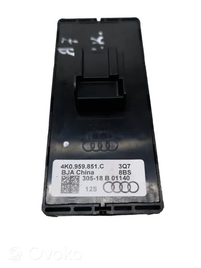 Audi A7 S7 4K8 Interruttore di controllo dell’alzacristalli elettrico 4K0959851C