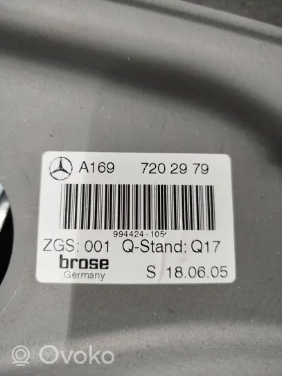 Mercedes-Benz B W245 Mécanisme de lève-vitre avec moteur 7202979