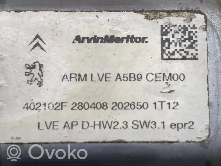 Citroen Berlingo Mécanisme de lève-vitre avec moteur 402102F