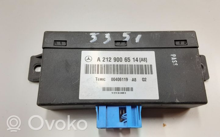 Mercedes-Benz E W212 Piekares vadības bloks A2129006514