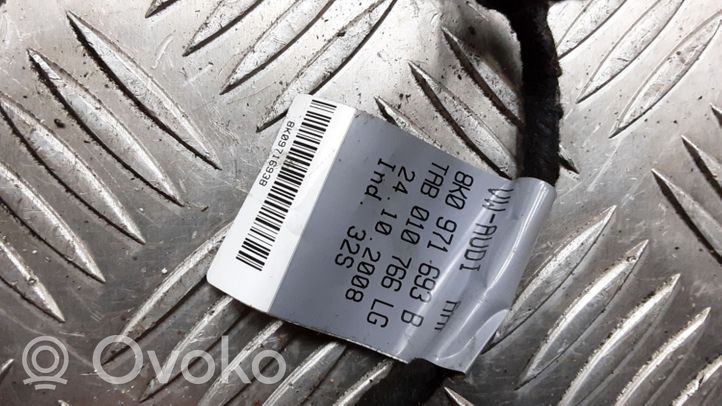 Audi A4 S4 B8 8K Cableado de puerta trasera 8K0971693B