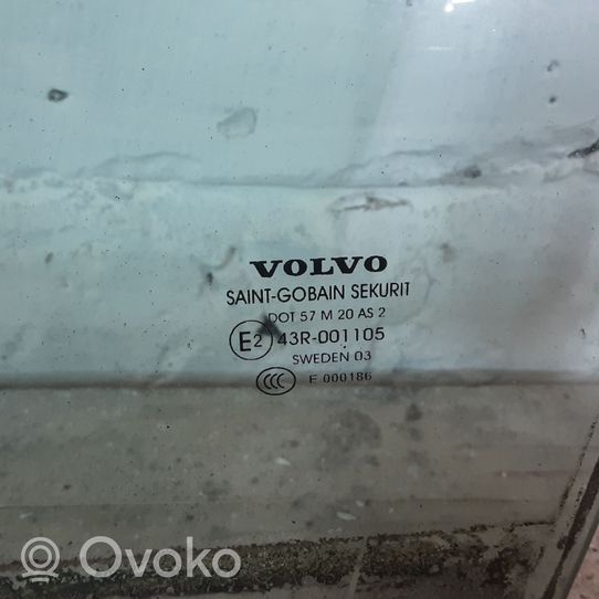 Volvo S80 Rear door window glass 43R001105