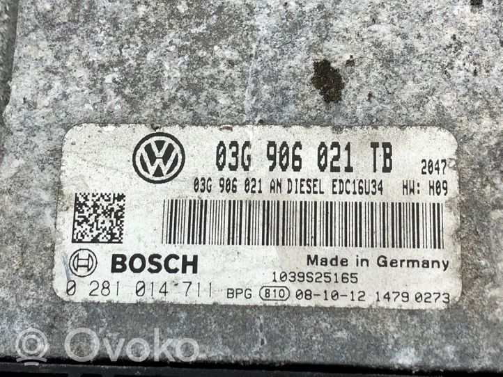 Skoda Superb B6 (3T) Sterownik / Moduł ECU 03G906021TB