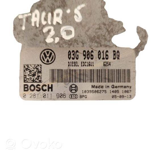 Volkswagen Cross Touran I Sterownik / Moduł ECU 03G906016BQ