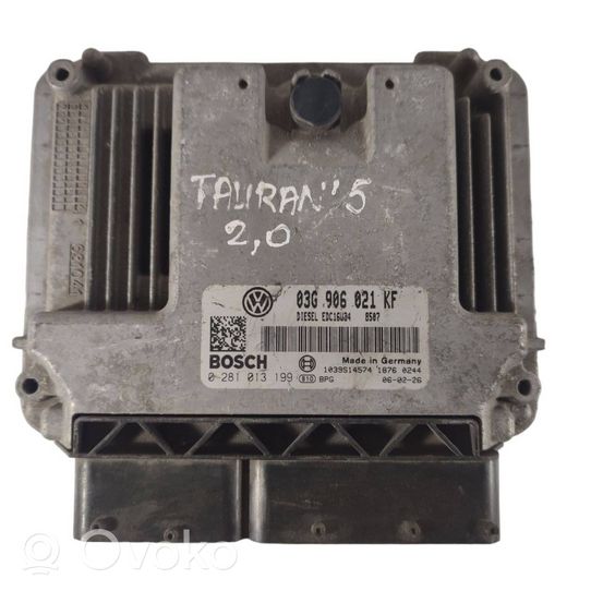 Volkswagen Touran I Unité de commande, module ECU de moteur 03G906021KF