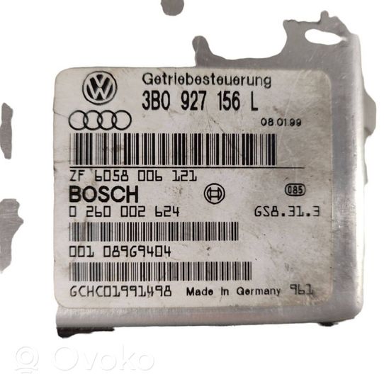 Volkswagen PASSAT B5.5 Vaihdelaatikon ohjainlaite/moduuli 3B0927156L