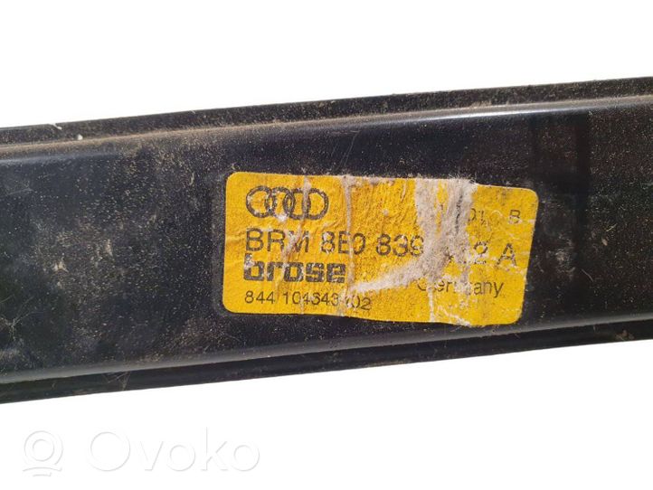 Audi A4 S4 B6 8E 8H Mechaninis galinio lango pakėlimo mechanizmas 8E0839462A