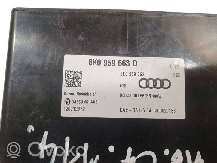 Audi A6 S6 C7 4G Convertitore di tensione inverter 8K0959663D