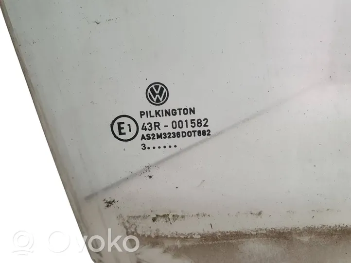 Volkswagen Touran I Front door window glass four-door 43R001582