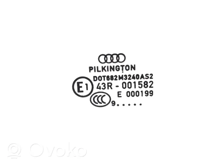 Audi A4 S4 B8 8K Etuoven ikkunalasi, neliovinen malli 43R001582