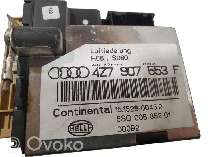 Audi A6 Allroad C5 Ilmavaimennuksen venttiiliyksikkö 4Z7907553F