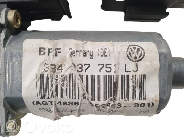 Volkswagen PASSAT B5.5 Etuoven ikkunan nostomoottori 3B4837751LJ