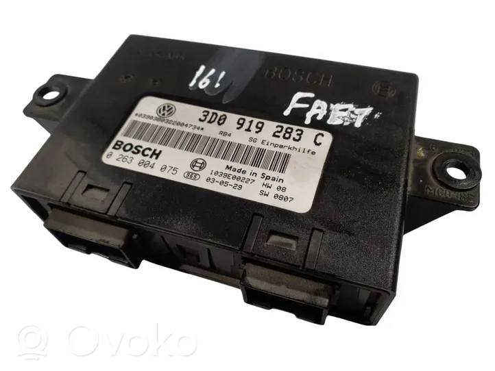 Volkswagen Phaeton Parking PDC control unit/module 3D0919283C