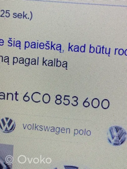 Volkswagen Cross Polo Manufacturer badge logo/emblem 009898099
