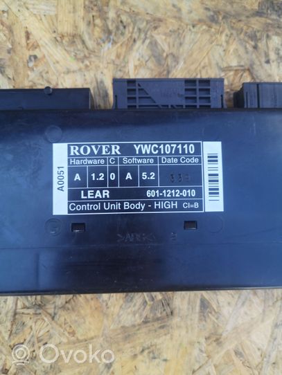 Rover 75 Modulo comfort/convenienza YWC107110