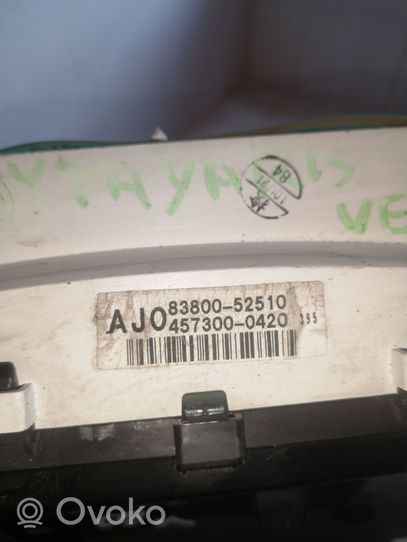 Toyota Yaris Verso Compteur de vitesse tableau de bord 8380052510