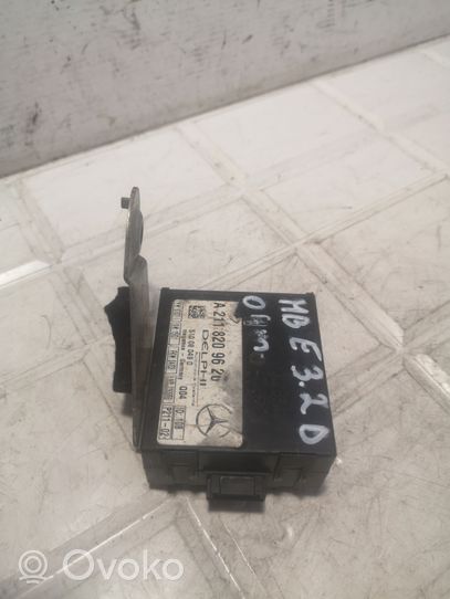 Mercedes-Benz E W211 Boîtier module alarme A2118209626