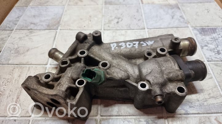 Peugeot 307 Termostaatin kotelo 9653298580