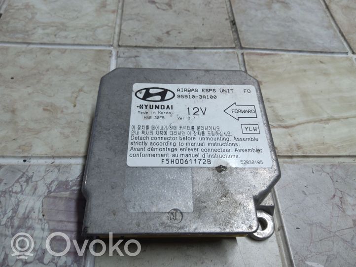 Hyundai Trajet Oro pagalvių valdymo blokas 959103A100