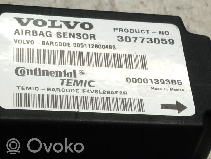 Volvo V50 Turvatyynyn ohjainlaite/moduuli 30773059