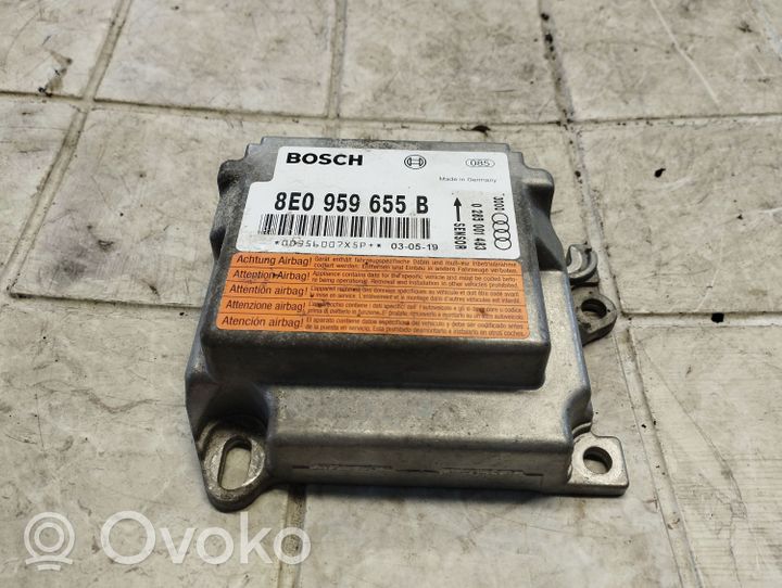 Audi A4 S4 B6 8E 8H Module de contrôle airbag 8E0959655B