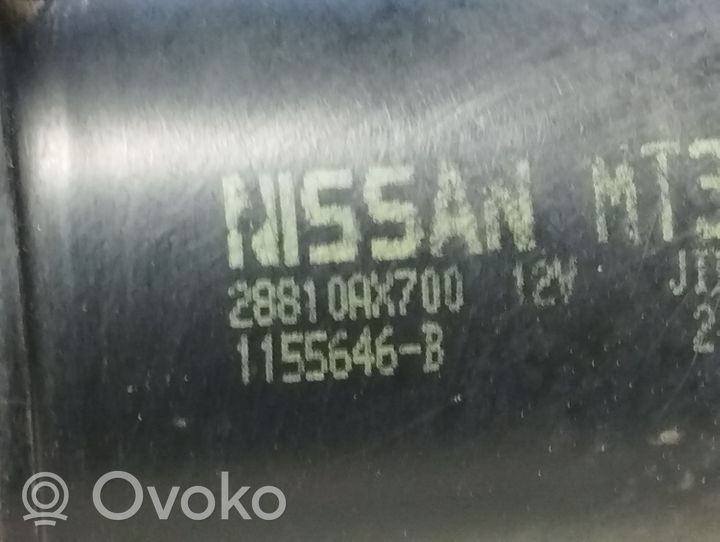 Nissan Micra Mechanizm i silniczek wycieraczek szyby przedniej / czołowej 28810AX700